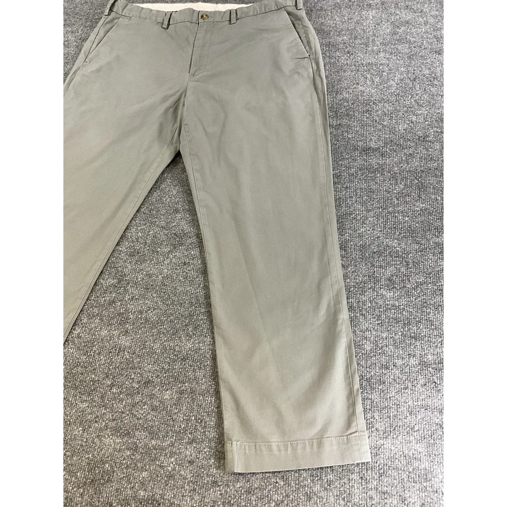 Polo Ralph Lauren Stretch Straight Fit Chino Pants Mens 38x30 Gray Flat Front Ca